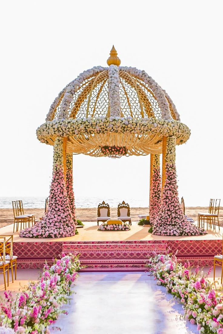 Elegant Destination Wedding Setup