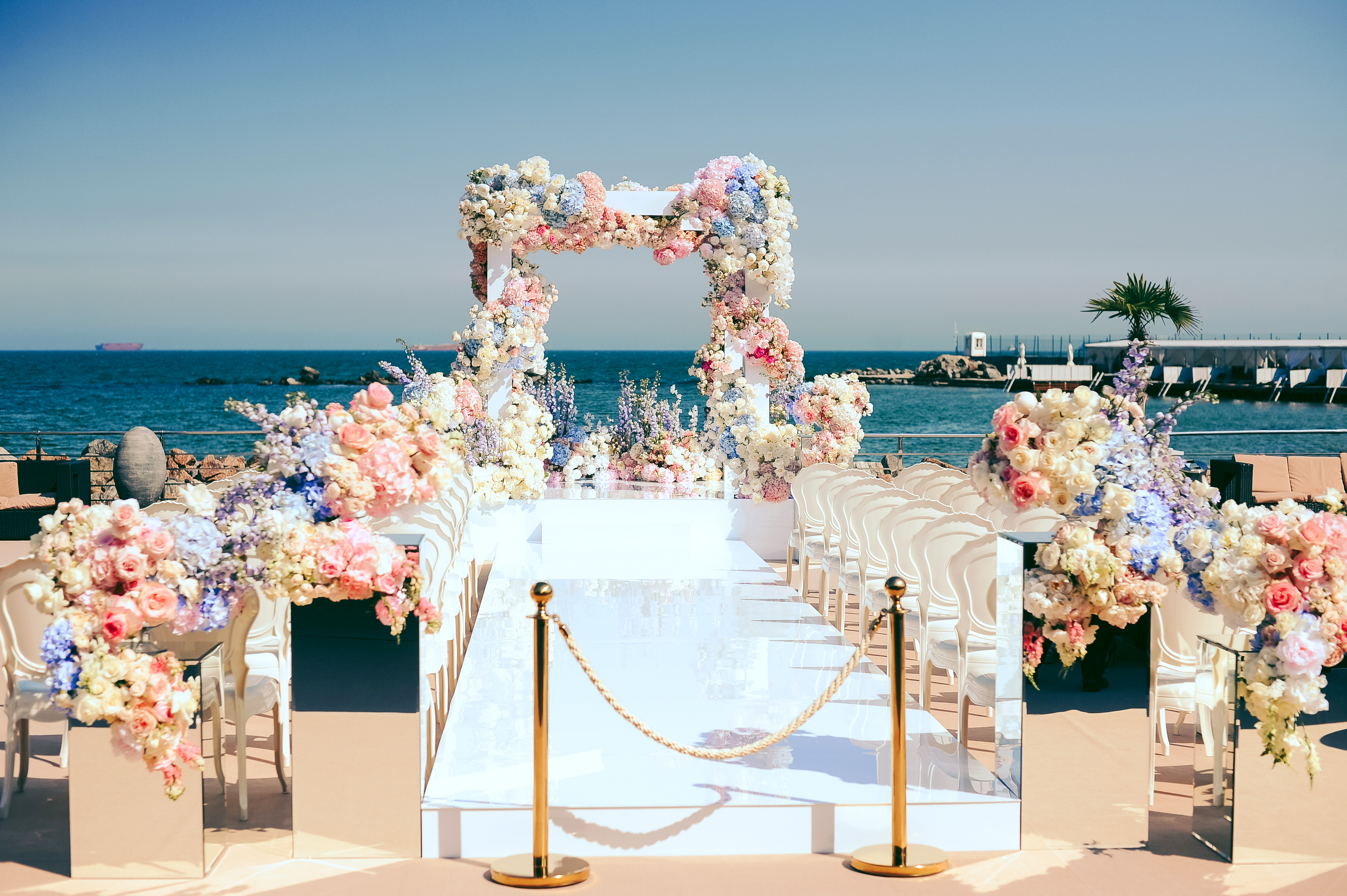 Elegant Wedding Day Setup in Fort Lauderdale